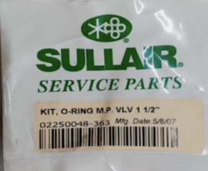 SULLAIR 02250048-363 KIT O-RING VALVE 11/2